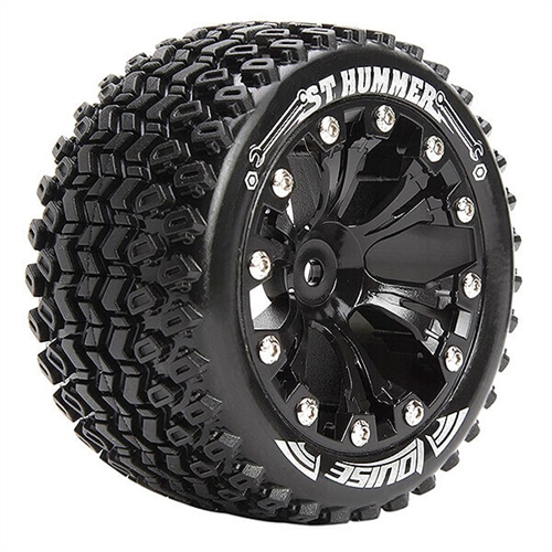 LOUISE RC ST-HUMMER 1/10 SOFT 0 OFFSET/BLACK EP STAMPEDE 2